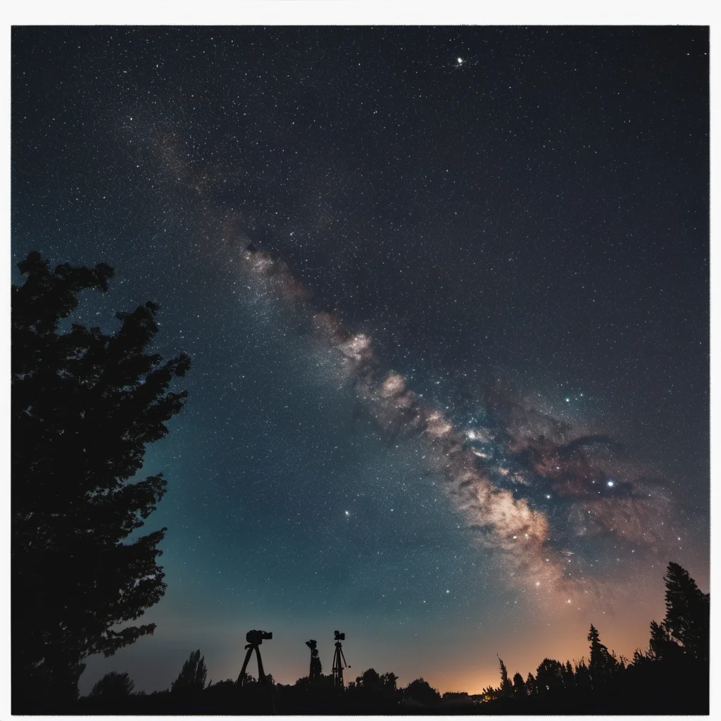 DSLR looking at milky way