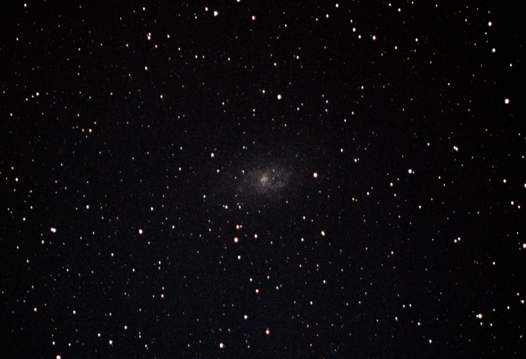 Triangulum Galaxy taken with a DSLR camera