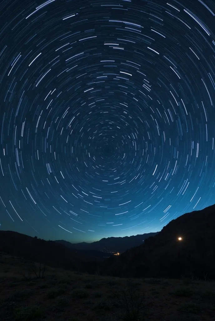 Star Trails by DSLR astrophotography
